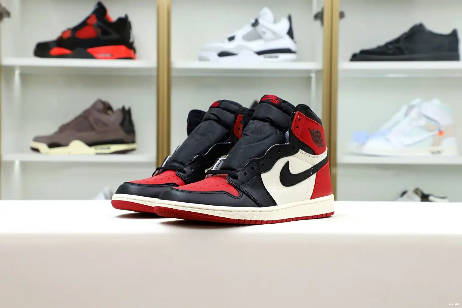 'BRED RETRO Kimikick AIR OG 1 JORDAN TOE' HIGH 0527